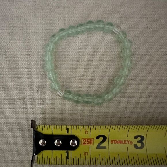 Set of 3 beaded stones with silver accent - set of 3 - Picture 6 of 8